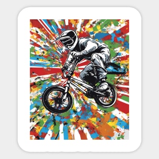 Bicycle Rider Sticker